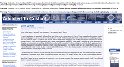 Desktop Screenshot of addictedtocostco.com