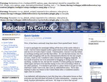 Tablet Screenshot of addictedtocostco.com